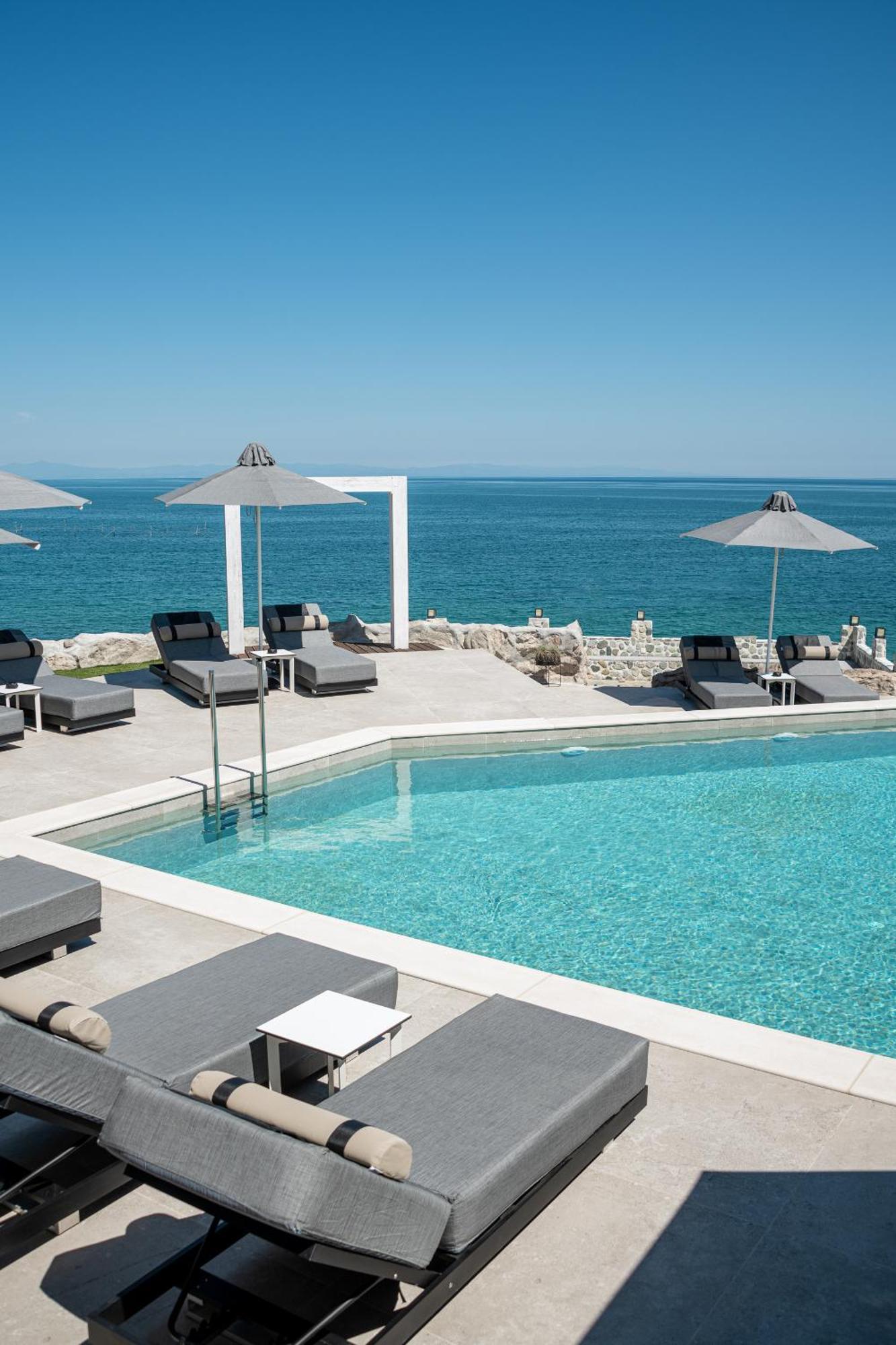 Akrotiri Olympus Luxury Suites - Adults Only Plaka Exterior foto
